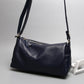 Genuine Leather Crossbody Bag with 3D Pockets for Women Adjustable Strap
