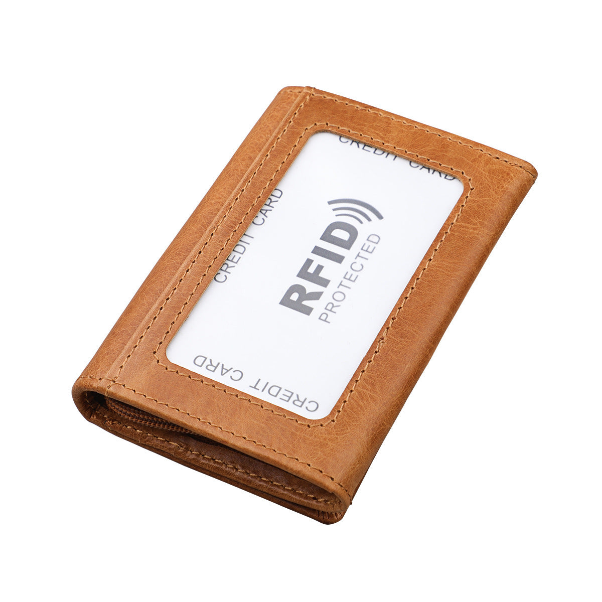 Genuine Leather KB171 Wallet with Internal Structure in Brown Red Blue Black - Multiple Colors genuine leather kb171