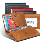 Genuine Leather KB171 Wallet with Internal Structure in Brown Red Blue Black - Multiple Colors genuine leather kb171