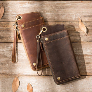 Genuine Leather Mobile Phone Bag with Large Bill Holder for United States and CHF - Your Stuff Nonsense united states