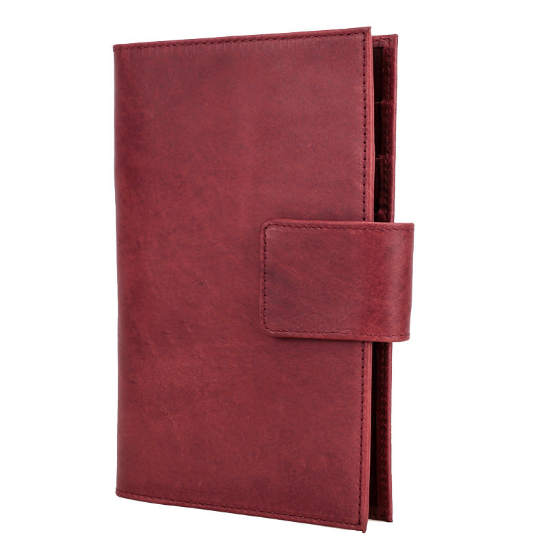Genuine Leather Passport Holder with Anti-Theft Card Slot for Men and Women - Travel in Style a genuine leather