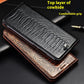 Genuine Leather Phone Case with Magnetic Suction for Various Colors - Teleplus genuine leather phone case magnetic