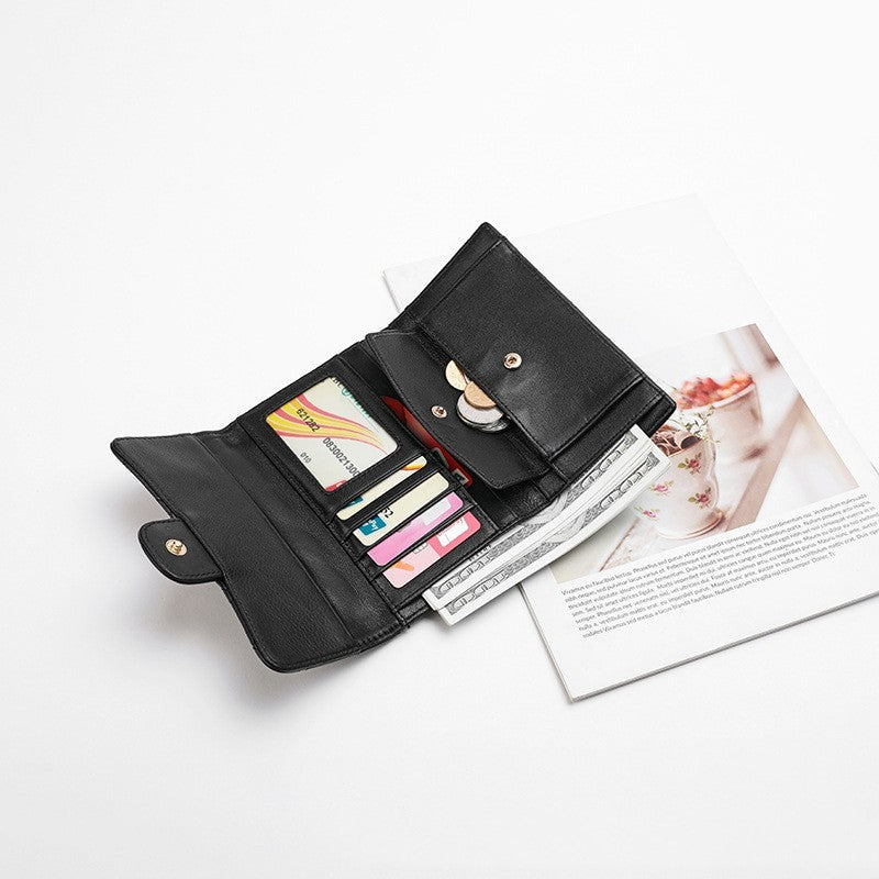 Genuine Leather Plaid Wallet for Travel and Packing in the United States - Full Sheepskin Wallet: Style That Baaaa-cks