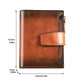 Genuine Leather RFID Wallet for Men Bifold Slim Vintage Brown Black Card Holder