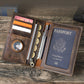 Genuine Leather RFID Wallet Waterproof Bifold Card Holder for Men and Women