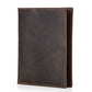 Genuine Leather RFID Wallet Waterproof Bifold Card Holder for Men and Women