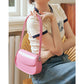 Genuine Leather Saddle Bag Crossbody for Fashion Underarm - Teleplus fashion underarm bag saddle crossbody genuine