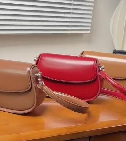 Genuine Leather Saddle Bag Crossbody for Fashion Underarm - Teleplus fashion underarm bag saddle crossbody genuine