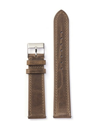 Genuine Leather Strap Men’s Retro Oil Wax - Genuine Leather Strap Men’s Retro Oil Wax Watch Band