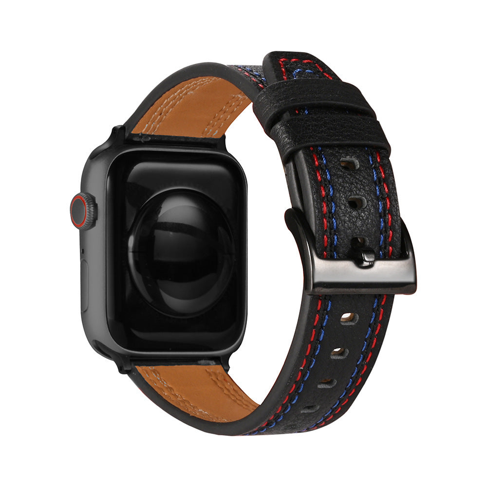 Genuine Leather Strap Watch Strap - Genuine Leather Watch Strap for Apple Models