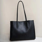 Genuine Leather Tote Bag for Commuters with Sandwich Pocket and Stylish Design - genuine leather bag tote commuter