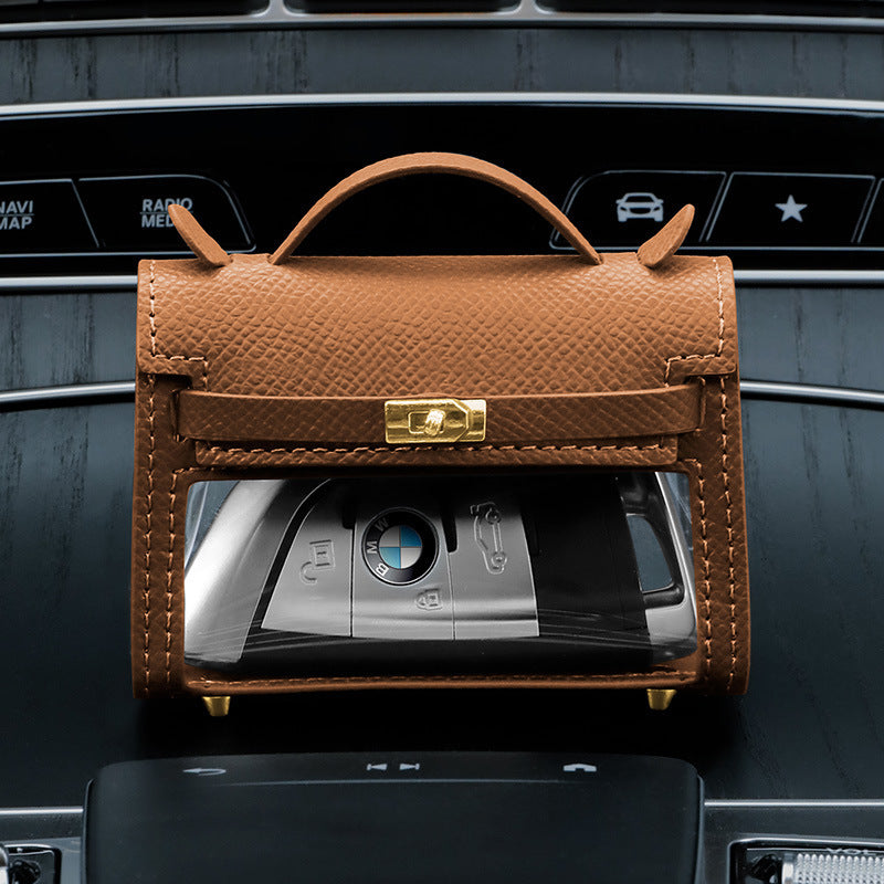 Genuine Leather Transparent Handbag for Women Internet Celebrity Style - Teleplus internet celebrity transparent handbag