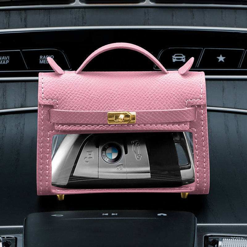 Genuine Leather Transparent Handbag for Women Internet Celebrity Style - Teleplus internet celebrity transparent handbag