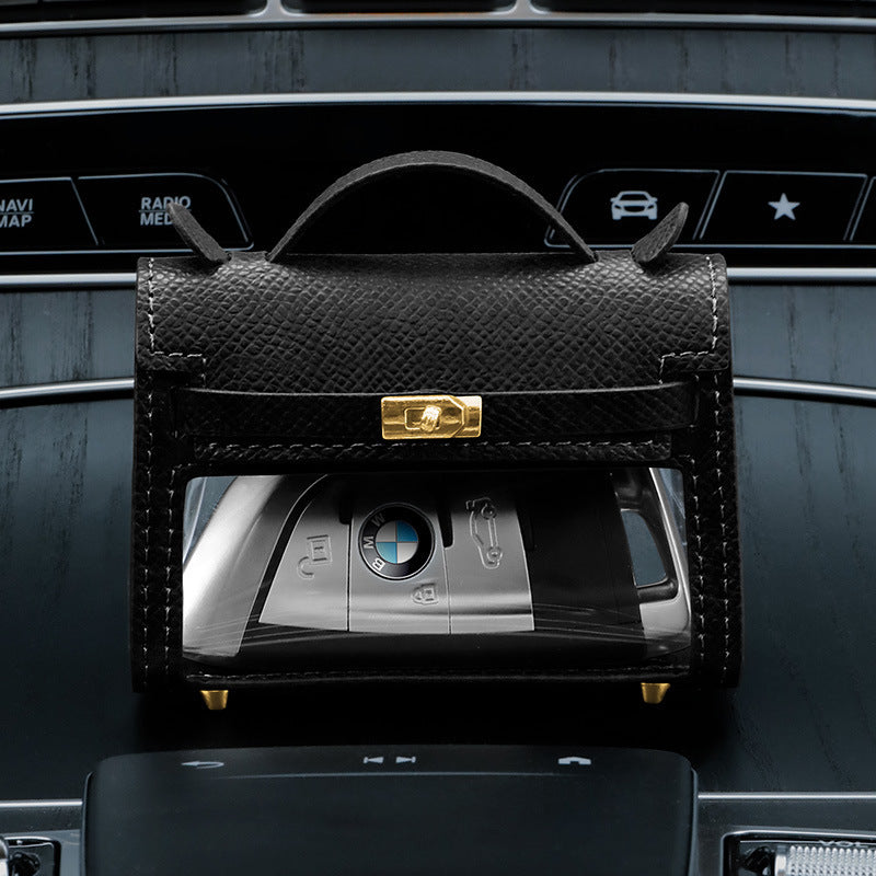 Genuine Leather Transparent Handbag for Women Internet Celebrity Style - Teleplus internet celebrity transparent handbag