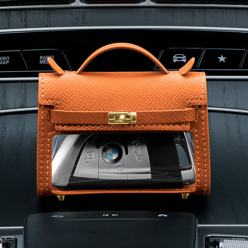 Genuine Leather Transparent Handbag for Women Internet Celebrity Style - Teleplus internet celebrity transparent handbag