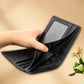 Genuine Leather Travel Wallet Black Top Grain Storage Organizer - genuine leather