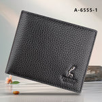 Genuine Leather Travel Wallet Black Top Grain Storage Organizer - genuine leather