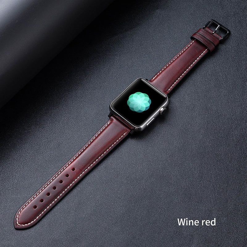 Genuine Leather Vintage Cowhide Iwatch Strap - Genuine Leather Vintage Cowhide Watch Band for iWatch