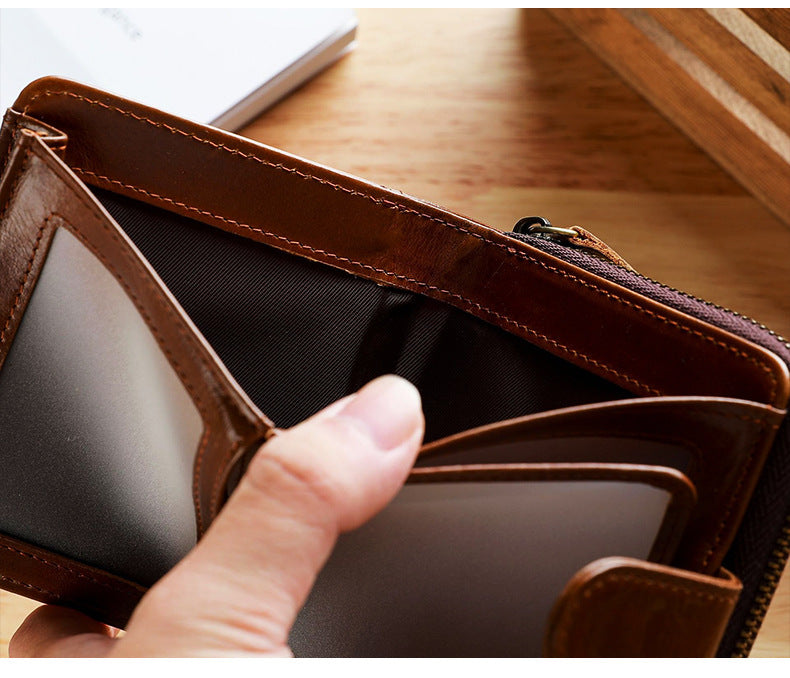 Genuine Leather Wallet for Daily Use in Black or Brown US and CHF - So Nice It’s Giving Your Pants a Raise united
