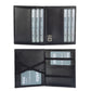 Genuine Leather Wallet for Men in Black Anti-Theft Card Holder Made United States - Hoarders Unite genuine leather