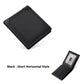 Genuine Leather Wallet for Men Slim Bifold RFID Blocking Brown Black - genuine leather