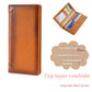 Genuine Leather Wallet for Men Slim Bifold RFID Blocking Brown Black - genuine leather