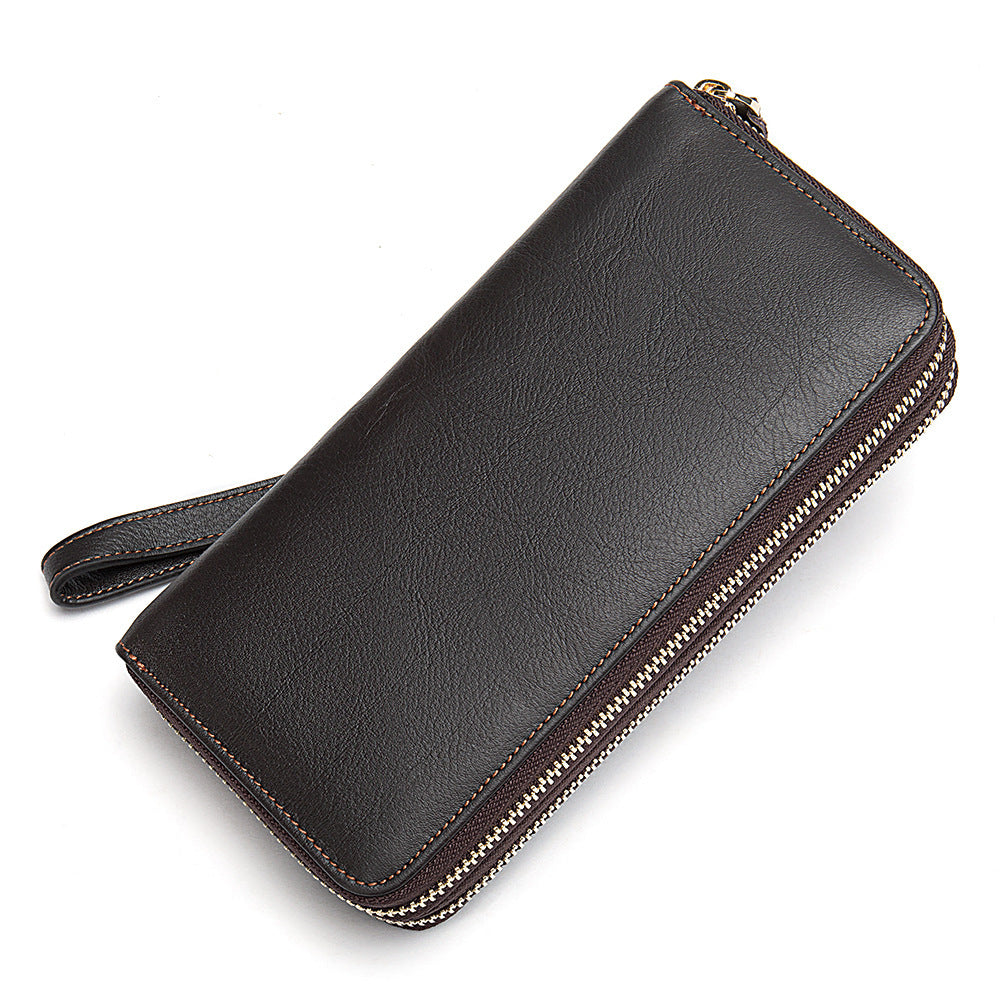Genuine Leather Wallet for Men with Portable Belt and Retro European Style - Cowhide That’s More Than Your Average