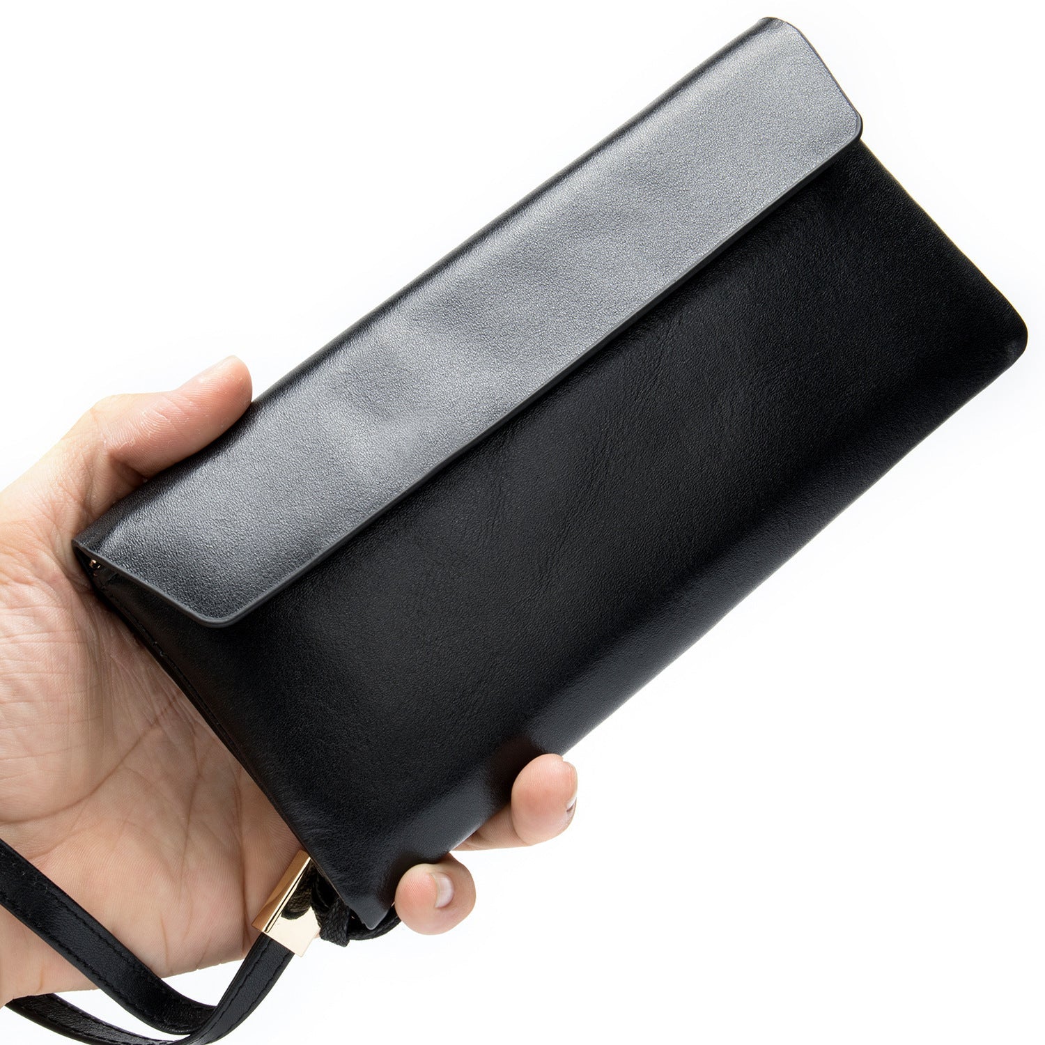 Genuine Leather Wallet with Anti-Magnetic Lining and Theft Protection - for Cash Card Hoarders genuine leather wallet