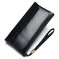 Genuine Leather Wallet with Anti-Magnetic Lining and Theft Protection - for Cash Card Hoarders genuine leather wallet