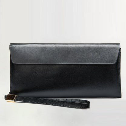 Genuine Leather Wallet with Anti-Magnetic Lining and Theft Protection - for Cash Card Hoarders genuine leather wallet