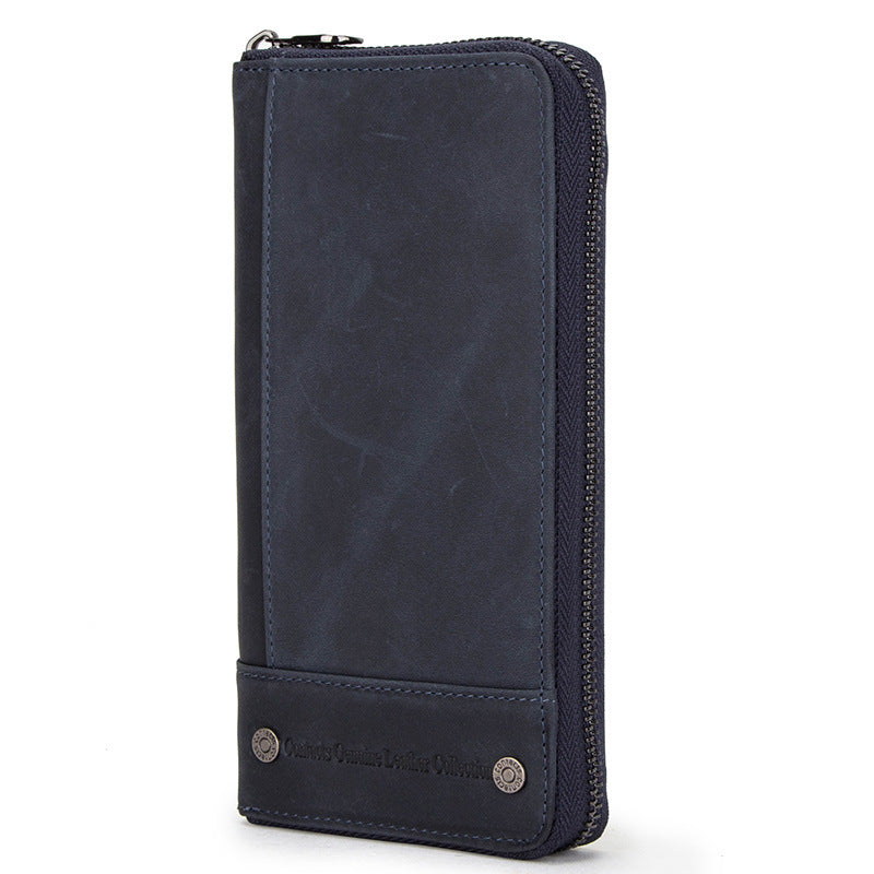 Genuine Leather Wallet with Card Slots and Multiple Colors - Teleplus in teleplus genuine leather card slots wallet