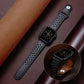 Genuine Leather Watch Bracelet Breathable Stylish Compatible with Apple - Breathe Easy Our Chain leather bracelet