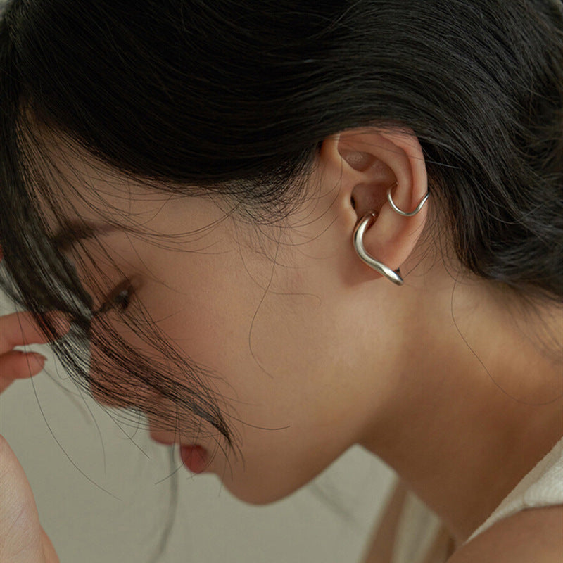 Electroplated White Gold Geometric Earrings for Women in the United States - Plated Two Kinds Fun Flair united states