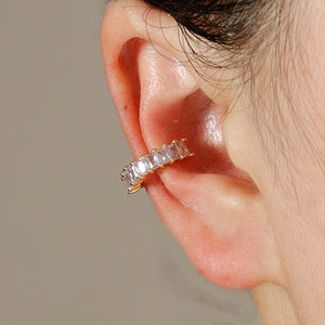 Electroplated Gold and Silver U-Shaped Earrings for Women in the United States - Zircon So Chic They Might Outshine