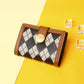 Geometric Pattern Polyester Plaid Wallet and Suitcase Packing Accessories - Thousand Birds Purse: Style Meets
