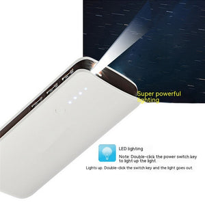 Gift Large Capacity Mobile Phone Universal Mobile Power With Light USB Power Bank - Large Capacity Power Bank with LED