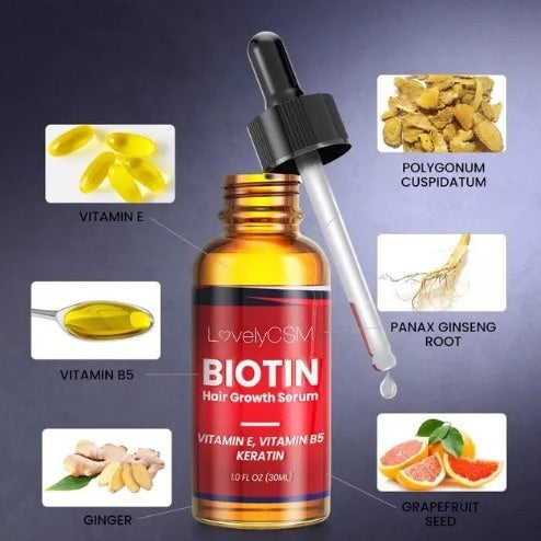 Ginger Oil Serum for Hair Regeneration Biotin Care 30ml - Teleplus ginger oil serum hair regeneration care biotin