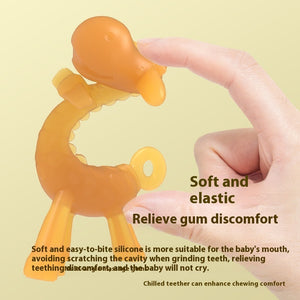 Giraffe Teether with Nano Silver for Safe Teething Relief in the United States - Teether: Molar Rod Tiny Chomps united