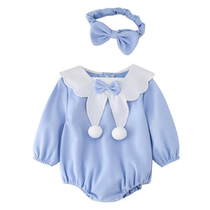 Blue Ball Climbing Jumpsuit with Wool Lining for Children in the United States - Cozy Autumn Adventures united states