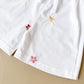 Girls’ Floral T-shirt Comfortable All-match Suit - Floral Fun for Tiny Tots in Comfy Style