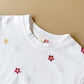 Girls’ Floral T-shirt Comfortable All-match Suit - Floral Fun for Tiny Tots in Comfy Style