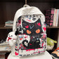 Girls’ Harajuku Style Personalized Graffiti Simple All-match Backpack - Pack Your Style with a Splash of Harajuku Fun