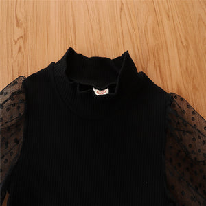 United States Mesh Sleeve Denim Pullover with CHF Pricing Options - Little Divas Rockin Sleeves Set united states chf