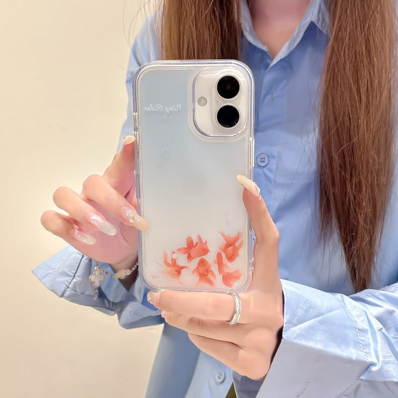 Glitter Liquid Sand Acrylic Phone Case for iPhone 11 12 13 14 15 Pro Max - pro max phone case