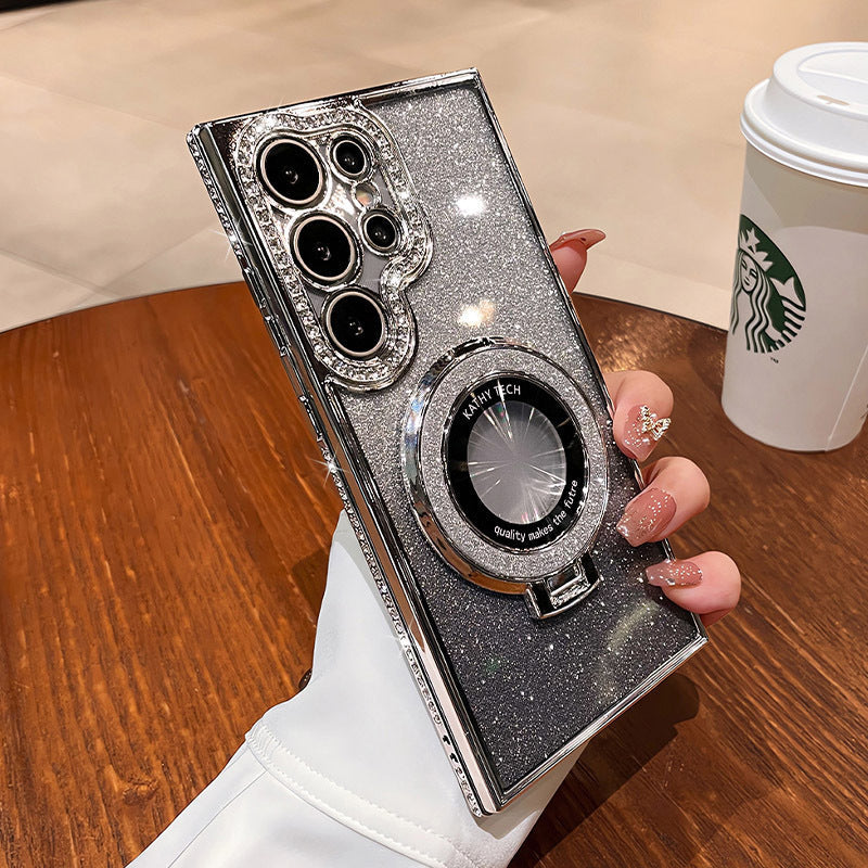 Glitter Magnetic Bracket for Phone Cases in Multiple Colors - Sparkle and Secure with Case glitter magnetic bracket