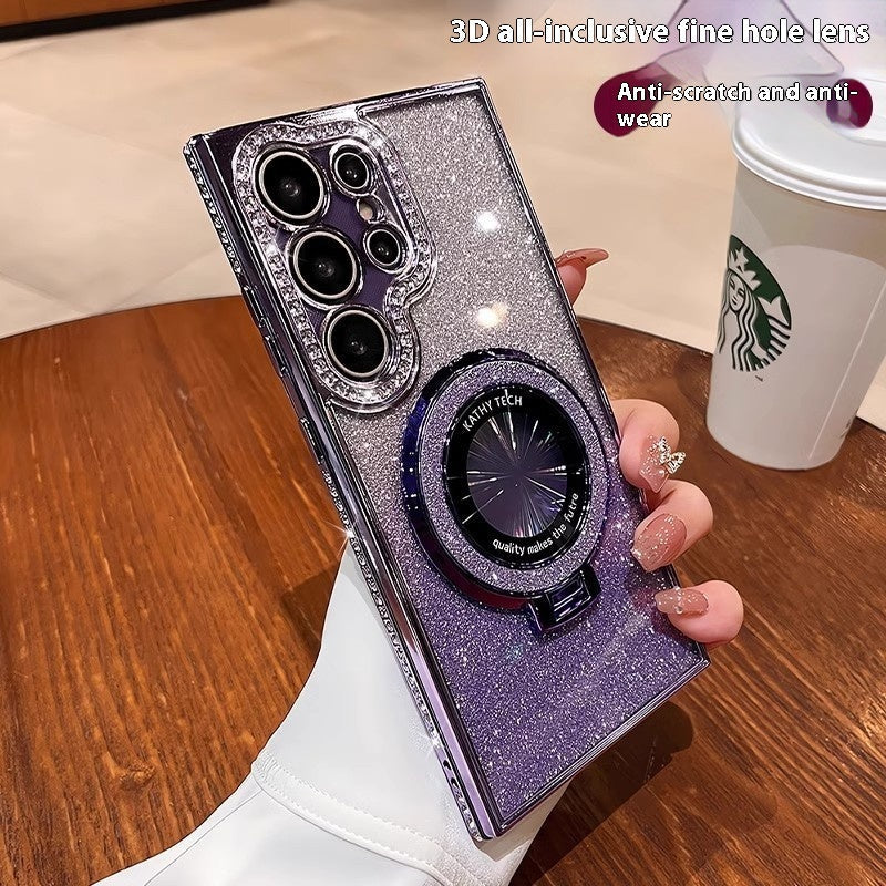 Glitter Magnetic Bracket for Phone Cases in Multiple Colors - Sparkle and Secure with Case glitter magnetic bracket