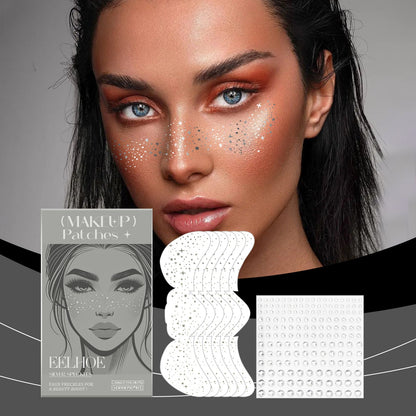 Glitter Spots Tattoo Sticker Set Easy Freckles Water Transfer Tattoos - glitter spots tattoo sticker easy freckles