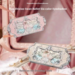 Glittering Pearlescent Six Color Eyeshadow Palette for Neutral Skin Tones - Teleplus six color eyeshadow glittering