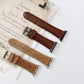 Glossy Oily Wax Texture Crazy Horse Leather Strap - Glossy Oily Wax Crazy Horse Leather Watch Strap