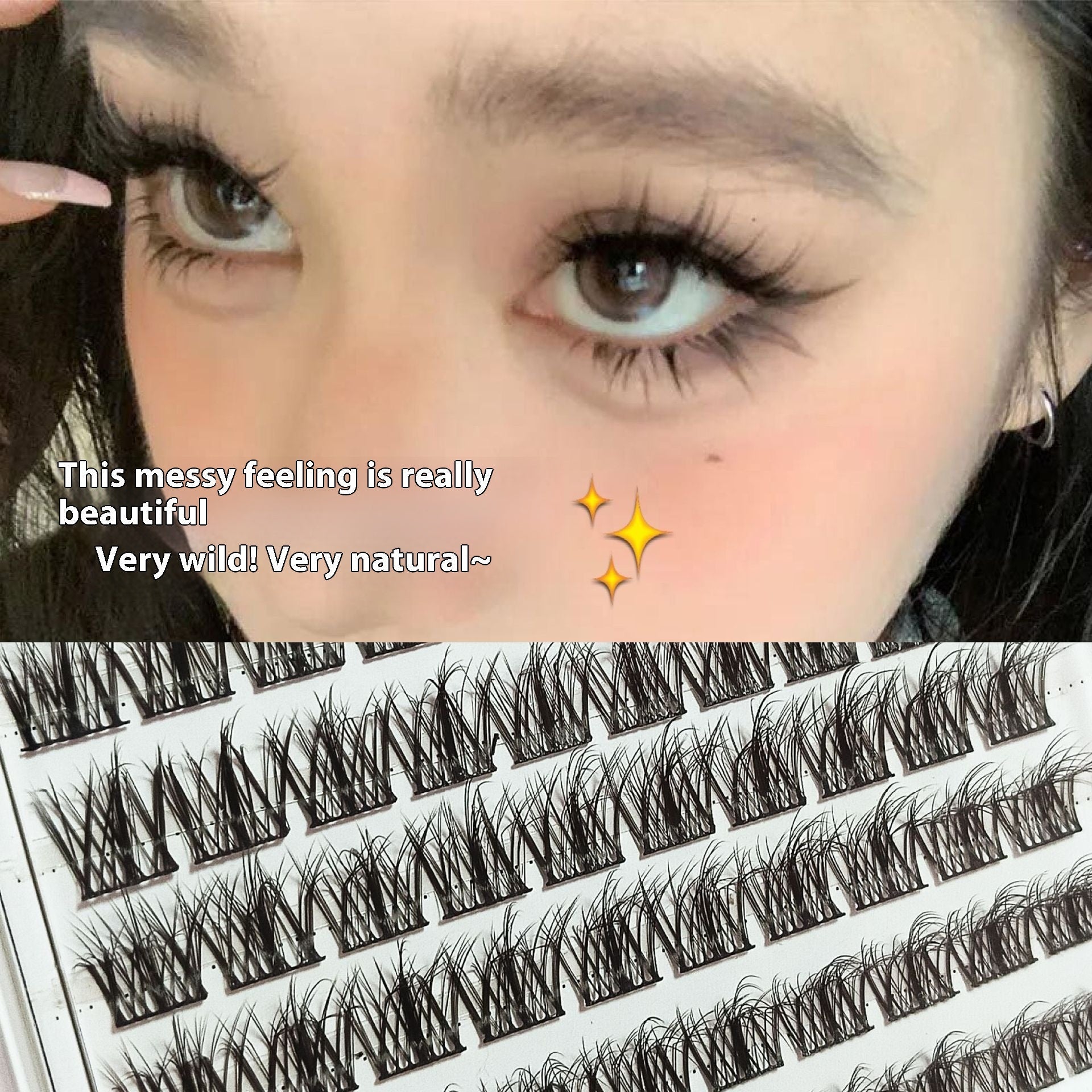 Glue-Free 5D Mink Eyelashes in Various Rows for False the United States - Teleplus united states chf false eyelashes